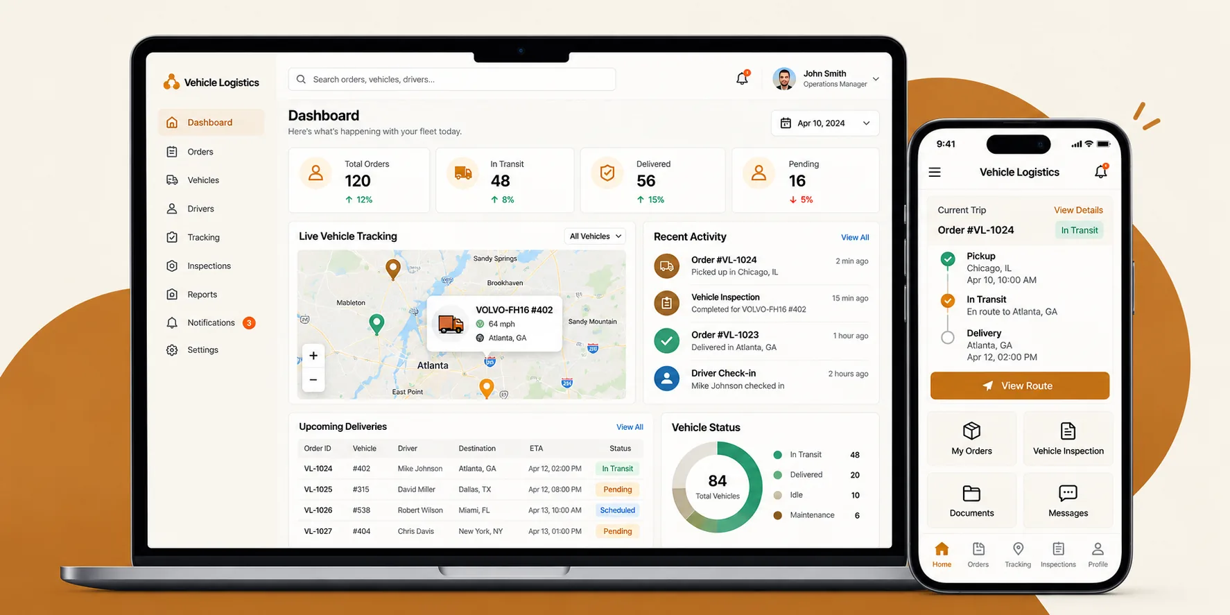 Vehicle Logistics Platform